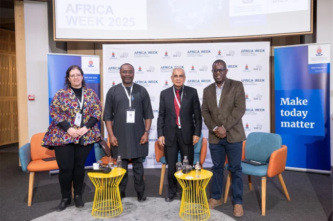 Dr Rajiv Kumar’s visit to the University of Pretoria’s Africa campus during Africa Week 2025