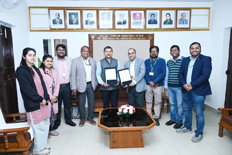 MoU with the Indian Agricultural Research Institute (IARI) (Division of Soil Science & Agricultural Chemistry)